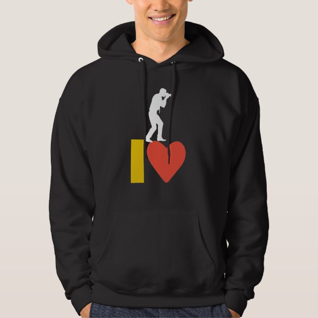Moletom Eu Amo Hoodie (Frente)
