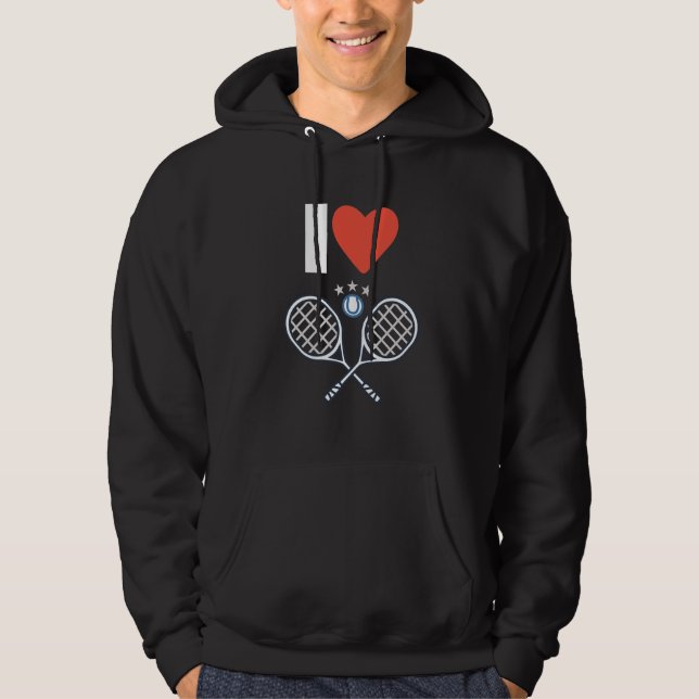 Moletom Eu Amo Hoodie De Tênis (Frente)