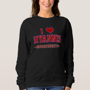 Moletom Eu Amo Hyannis Massachusetts