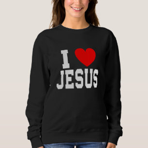 Moletom Eu amo Jesus