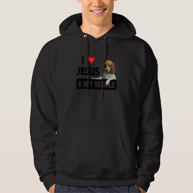 Moletom Eu Amo Jesus E Meu Cachorro, Mãe Pai Pet Parente (Frente)