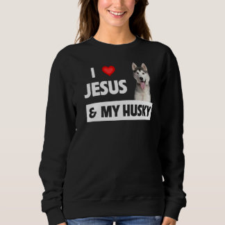 Moletom Eu Amo Jesus E Meu Cachorro Rouco Mãe Pai Pet Pare