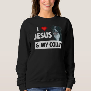 Moletom Eu Amo Jesus E Minha Fronteira Collie Herdando Cac