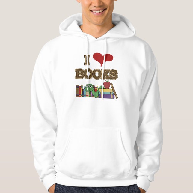 Moletom Eu amo livros (Frente)