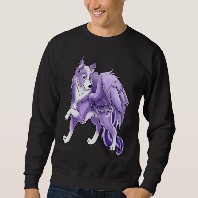 Moletom Eu amo lobo lobo (Frente)