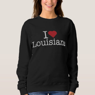 Moletom Eu amo Louisiana