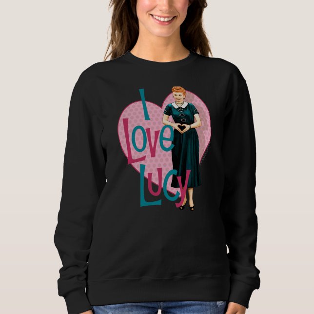Moletom Eu Amo Lucy Heart You (Frente)