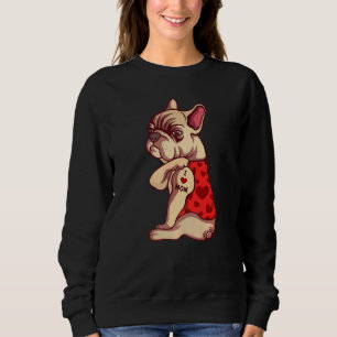 Moletom Eu Amo Mamãe Cachorro Tatuagem Inglesa Cachorro To