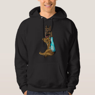 Moletom Eu Amo Mamãe Tatuagem German shepherd Mãe Cachorro