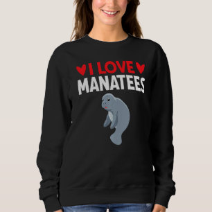 Moletom Eu Amo Manatees
