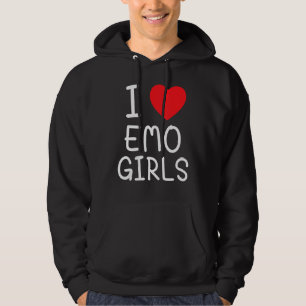 Moletom Eu Amo Meninas Emo Eu Corto Meninas Emo 20