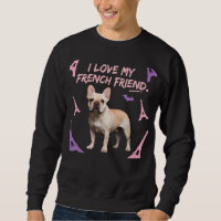 Eu Amo Meu Amigo Francês Bulldog Francês Amante de