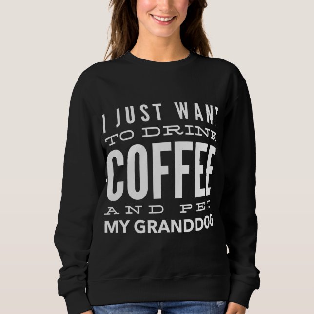 Moletom Eu Amo Meu Avô Beber Café (Frente)