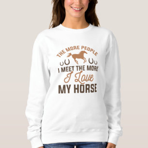 Moletom Eu Amo Meu Cavalo