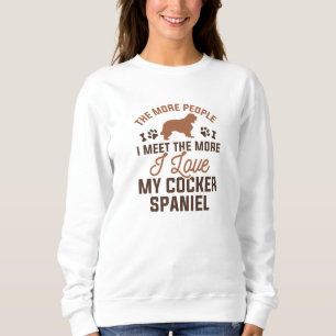 Moletom Eu Amo Meu Cocker Spaniel