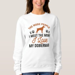 Moletom Eu Amo Meu Doberman
