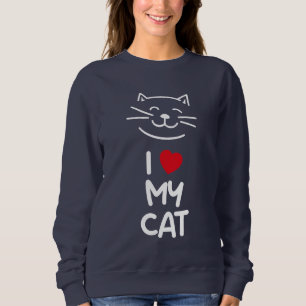 Moletom Eu amo meu gato