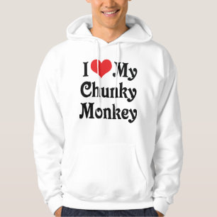 Moletom Eu Amo Meu Macaco Chunky