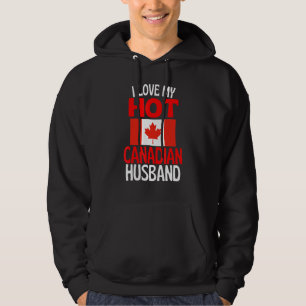 Moletom Eu Amo Meu Marido Canadense Quente  Canadá Relacio