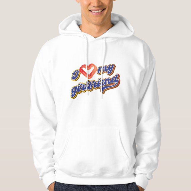 Moletom Eu amo meu namorada (Frente)