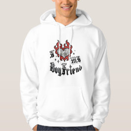 Moletom Eu Amo Meu Namorado - Vermelho - DingusDesign