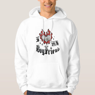 Moletom Eu Amo Meu Namorado - Vermelho - DingusDesign