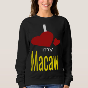 Moletom Eu Amo Meu Papagaio Arara