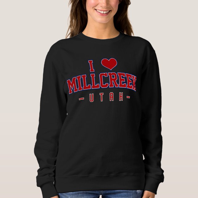 Moletom Eu Amo Millcreek Utah (Frente)