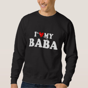Moletom Eu Amo Minha Baba com Visto de Dia de os pais do C