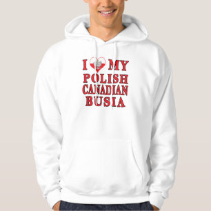 Moletom Eu Amo Minha Busia Polonesa Canadiana