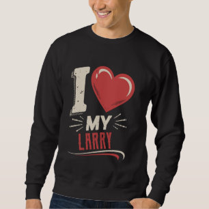 Moletom Eu Amo Minha Cameta LARRY Nome LARRY