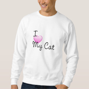 Moletom Eu amo minha camisola do gato
