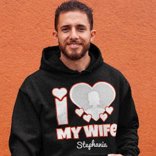 Moletom Eu Amo Minha Esposa Personalizado – Adicionar Nome