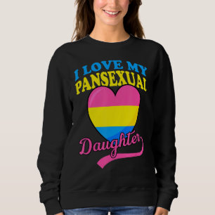 Moletom Eu Amo Minha Filha Pansexual E Bonita Mãe Pai Lgbt