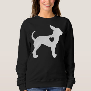Moletom Eu Amo Minha Ideia De Chihuahua Para A Sombra De C