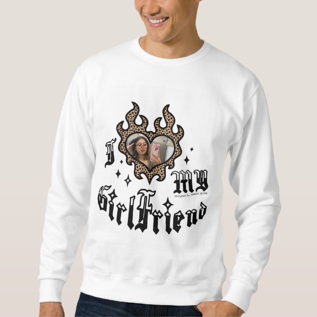 Moletom Eu Amo Minha Namorada - Guepardo - DingusDesign (Frente)