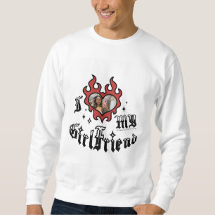 Moletom Eu Amo Minha Namorada - Vermelho - DingusDesign