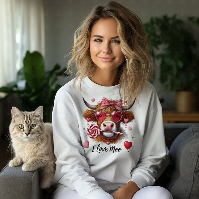 Moletom Eu Amo Moo (Criador carregado)