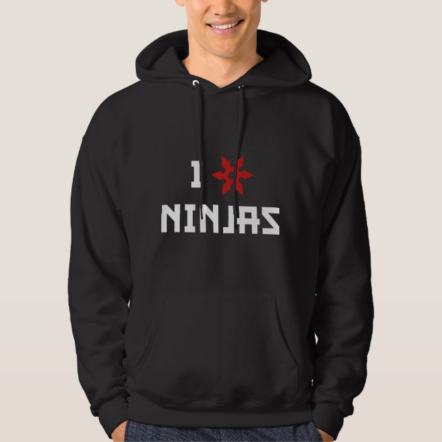 Moletom Eu Amo Ninjas (Frente)