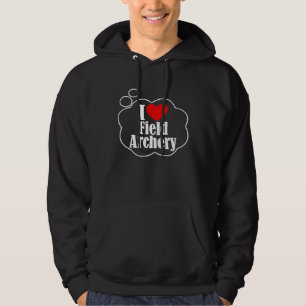 Moletom Eu Amo O Arqueiro De Campo Unisex Vestido Gráfico