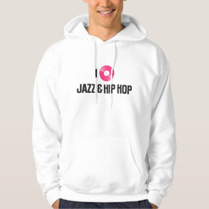 Moletom Eu amo o jazz e o Hiphop