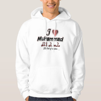 Moletom Eu amo o melhor de Muhammad- da criação