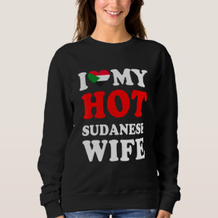 Moletom Eu amo o meu marido santo sudanês