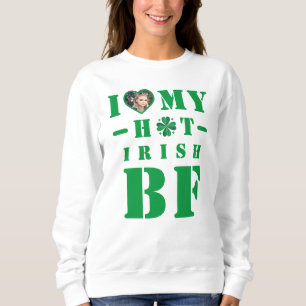 Moletom Eu Amo O Meu Quente Namorado irlandês
