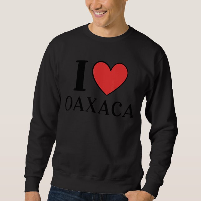 Moletom Eu Amo Oaxaca México Férias 9 (Frente)