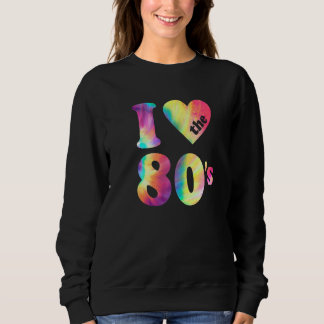 Moletom Eu Amo Os Anos 80 Fantasia De Festa Retro Dos Anos