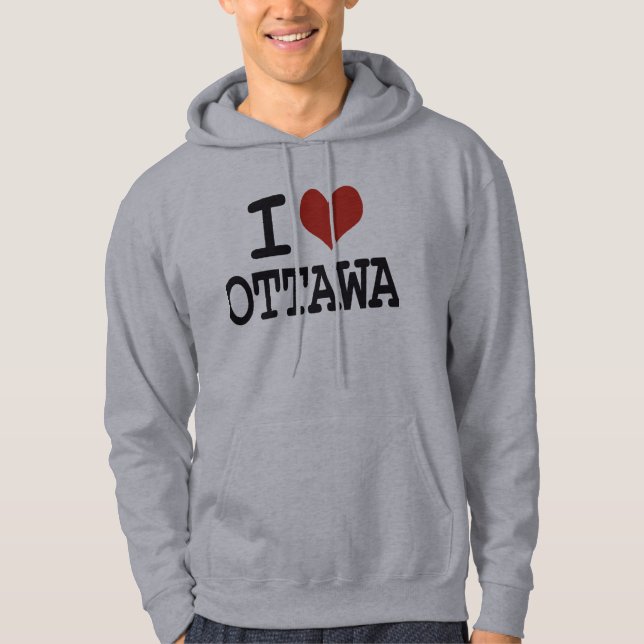 Moletom Eu amo Ottawa (Frente)