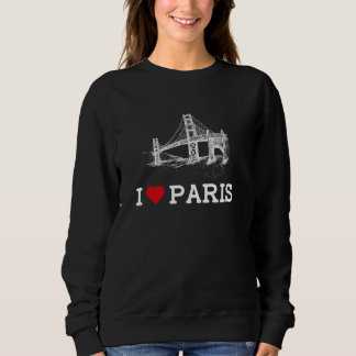 Moletom Eu Amo Paris Funny Bridge Gag Piada Legal Prankste