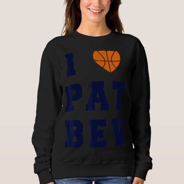 Moletom Eu Amo Pat Bev I Heart Pat Bev Design (Frente)