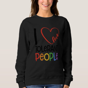 Moletom Eu Amo Pessoas Tolerantes Bissexuais Gays Pansexua
